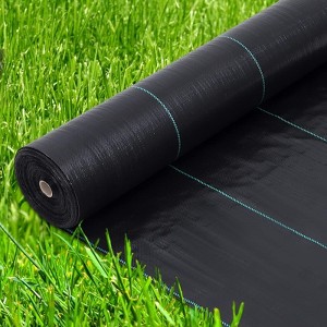 6ft x 300ft Heavy Duty Landscape Fabric, 2.4 oz Professional Weed Barrier Ground Cover for Garden & Driveways. - 1 of 4