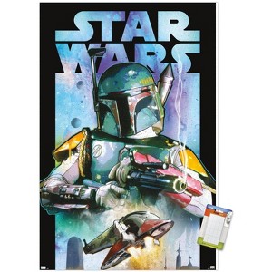 Trends International Star Wars: Saga - Boba Fett - Collage Unframed Wall Poster Prints - 1 of 4