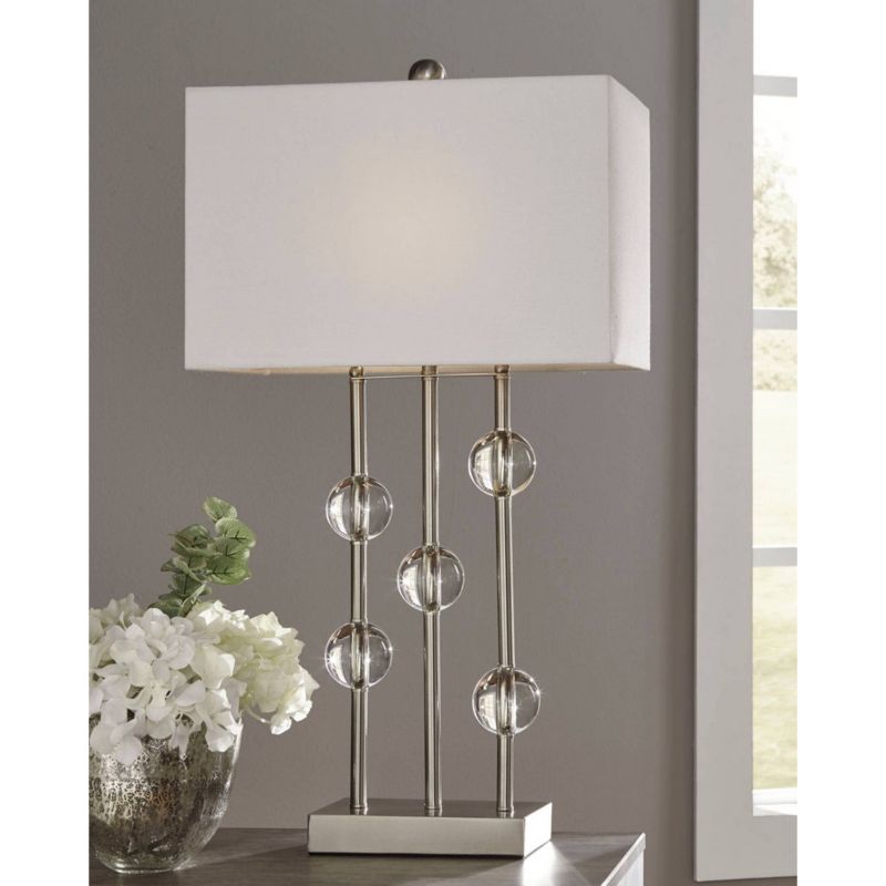 Jaala Metal Lamp Clear/Silver - Signature Design by Ashley, 2 of 3
