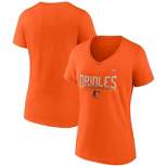 MLB Baltimore Orioles Women's Short Sleeve V-Neck Core T-Shirt