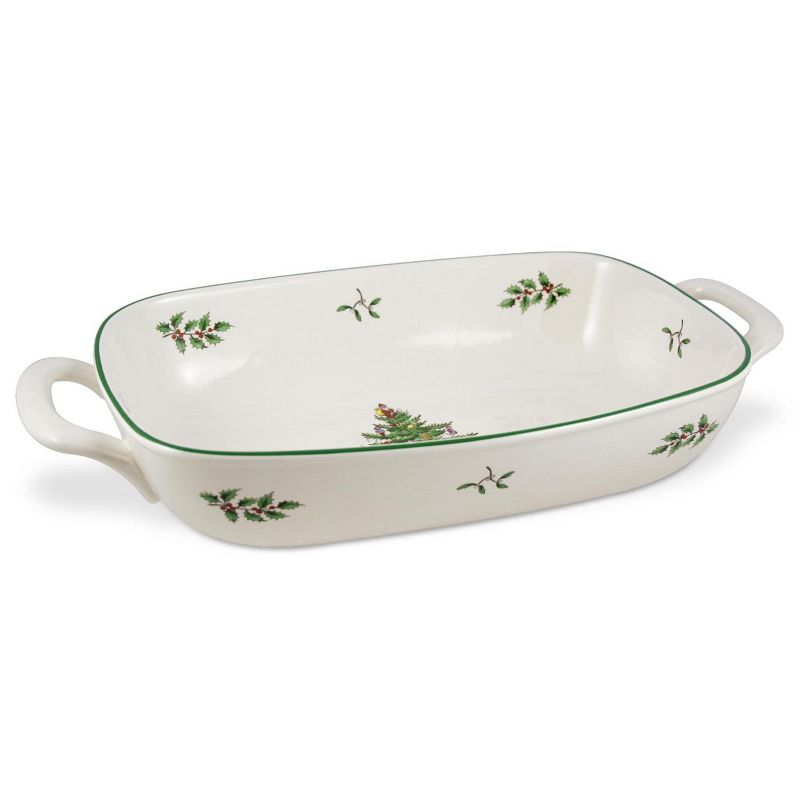 Spode Christmas Tree Bread Basket - 14 Inch x 7.5 Inch, 1 of 6