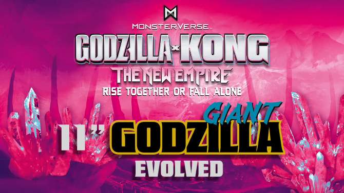 Godzilla x Kong: The New Empire Godzilla Evolved Giant Figure, 2 of 8, play video