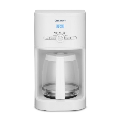Cuisinart DCC-1120FR 12-Cup Classic Programmable Coffeemaker, White - Certified Refurbished