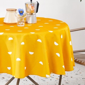 Deconovo Waterproof Printed Tablecloth – Reusable Party Decor - 1 of 4