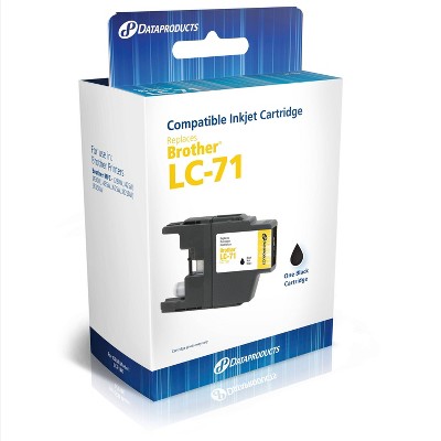 Remanufactured Black Standard Single Ink Cartridge - Compatible with Brother LC 71 Ink Series (LC71BK) - Dataproducts