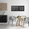 Stupell Industries Coffee Bar Casual Text Typography Kitchen Sign, 20" x 48" - 2 of 4