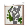 Cesicia Giraffe Metal Art Moss Wall Decor - 2 of 4