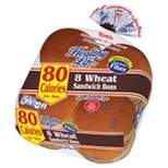 Healthy Life Wheat Hamburger Buns - 12oz/8ct