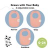KeaBabies 8pk Organic Baby Bibs for Boy, Baby Drool Bib for Baby Boys and Girls, Newborn Teething Bibs - 4 of 4