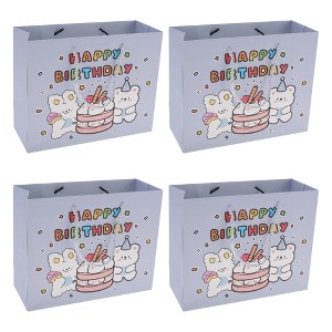 Unique Bargains Cartoon Rabbit Gift Bags 4 Pcs - 1 of 4
