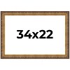 PosterPalooza | Museum Gold Picture Frame - UV Acrylic, Backing Board, Hanging Hardware Included - 2 of 4