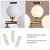 Siljoy 16 Lights Mid Century Modern Chandelier Linear Chandelier Light Fixtures Glass Globe Sputnik Pendant Light for Dining Room Kitchen Island - 4 of 4