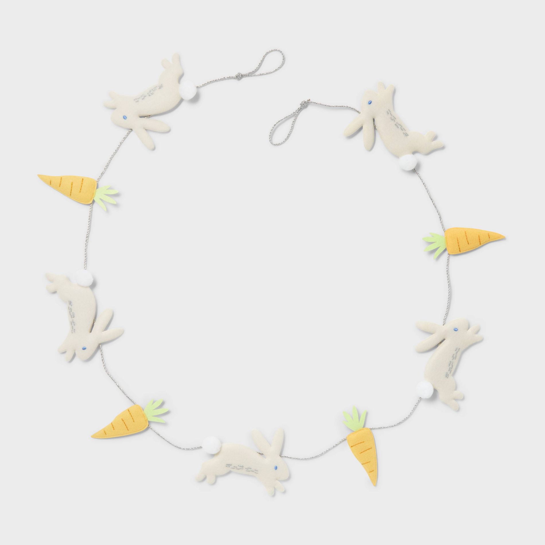Easter Felt Bunny and Carrot Garland - Spritz™