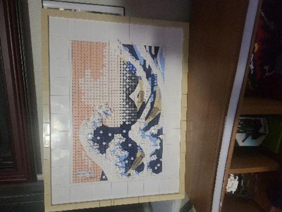LEGO ART Hokusai - The Great Wave Wall Art Adults Set 31208, AllSurplus