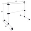 SEVOBAL Home Gyms 4FT White Ballet Barre With Adjustable Range Of 6.7-46 Inches For Dance Practice, White, 48"*30"*46" - 4 of 4