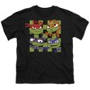 Teenage Mutant Ninja Turtles: Mutant Mayhem Turtle Heads Kids T Shirt For Youth, Black - 2 of 4