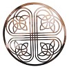 Slickblue Decorative Celtic Wall Art – Irish Steel Shamrock Leaf or Celtic Cross Design, 12", 5 Finishes - 2 of 4
