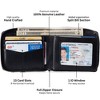 Alpine Swiss Logan Zipper Bifold Wallet For Men or Women RFID Safe Comes in a Gift Box - 3 of 4