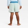 Toddler Boys' Colorblock Palm Tree Board Short Swim Trunks - Cat & Jack™ Green - 2 of 3