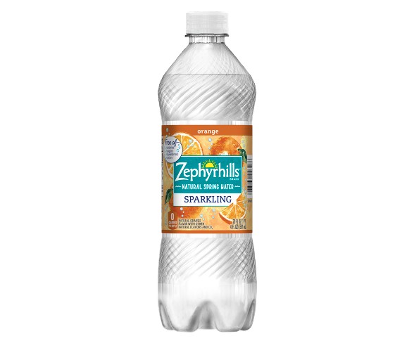Zephyrhills Orange Sparkling Water - 20 fl oz Bottle