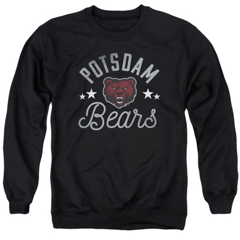 Campus Lab State University of New York at Potsdam Official Bears Unisex Adult Crewneck Sweatshirt Black 2X Large