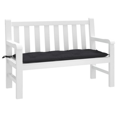 vidaXL Garden Bench Cushion Black 47.2"x19.7"x2.8" Oxford Fabric