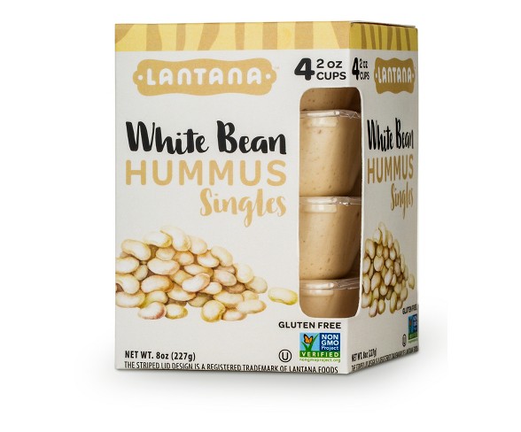 Lantana Singles White Bean Hummus - 8oz