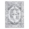 Washable Vintage Rug Non Slip Low Pile Rug Soft Retro Medallion Throw Floor Cover Foldable Indoor Carpet for Living Room Bedroom Playroom Nursery - 2 of 4