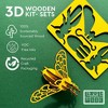 Little & Wood Woodlet Helicopter 3D Wooden Puzzle Kit, Easy Assembly, Ages 6+ - 4 of 4