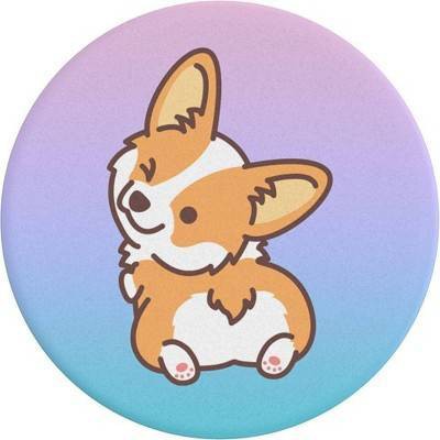 PopSockets PopGrip Animal Friend Cell Phone Grip &#38; Stand - Cheeky Corgi_5