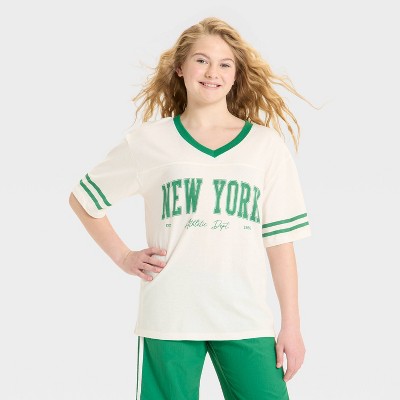 Girls' Jersey Oversized Graphic T-Shirt - art class™