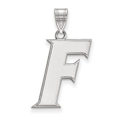 Black Bow Jewelry 14k White Gold Florida Gators NCAA Large Pendant
