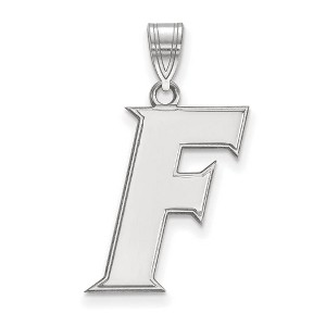 Black Bow Jewelry 14k White Gold Florida Gators NCAA Large Pendant - 1 of 3