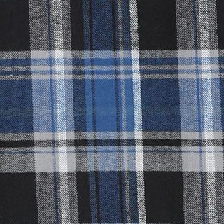 1141 - blue / black / white plaid