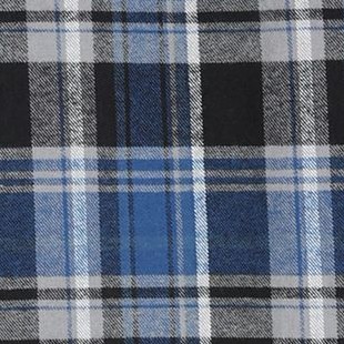 1141 - blue / black / white plaid