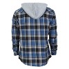 Gioberti Men's Removable Hoodie Plaid Checkered Flannel Shirt - 2 of 3