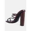Dandelion High Block Heeled Croc Women Sandals - 3 of 4