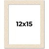 PosterPalooza | 12x15 Wide Barnwood Picture Frame, UV Acrylic, 6 Finishes - Grey, Brown, White, and Black - 2 of 4