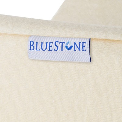 Contoured Off-White Memory Foam Leg Pillow for Side Sleepers