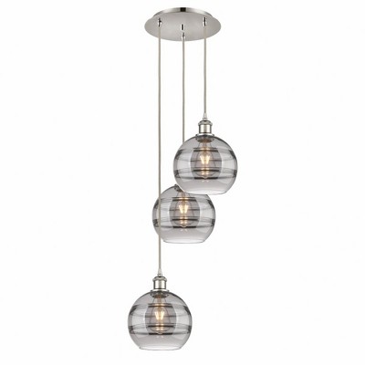 Rochester - 3 Light Cord Hung Multi Pendant In Industrial Style-30.38 Inches Tall and 14.5 Inches Wide