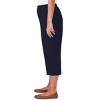 Alfred Dunner Womens Button Hem Denim Capri Pant - 4 of 4