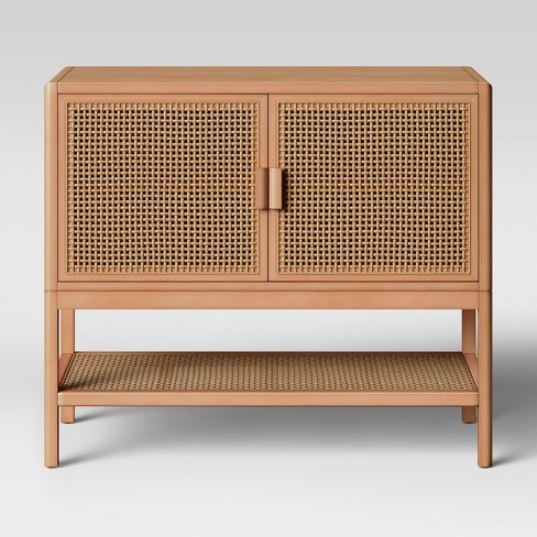 Target hot sale rattan cabinet