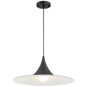 Access Lighting Costa 1 - Light Pendant in  Matte Black - 1 of 4
