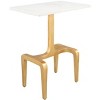Zuo Clement Marble Side Table White & Gold - 4 of 4