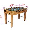 Kumasinova 47.6" Indoor Foosball Table,Family Soccer Game Table for Kids & Adults,Easy Assembly,Includes 2 Balls,Children's Game Table,Wood - 2 of 4