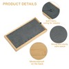 Unique Bargains Bamboo Wood Necklace Tray Stackable Storage Jewelry Tray Showcase Display Organizer 1 Pcs - 3 of 4