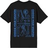 Clue Choose Your Weapon Line Art Adult Black Crew Neck Short Sleeve T-shirt - 3 of 4