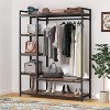 Tribesigns Freestanding Closet Organizer, Heavy Duty Clothes Closet, Portable Garment Rack with 6 Shelves and Hanging rod - 4 of 4