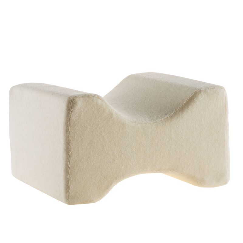 Fleming Supply Contoured Memory Foam Leg Pillow - 10" x 8", White, 1 of 6