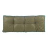 Gripper 43"x14"x3" Non Slip Tufted Omega Universal Bench Cushion - 2 of 3